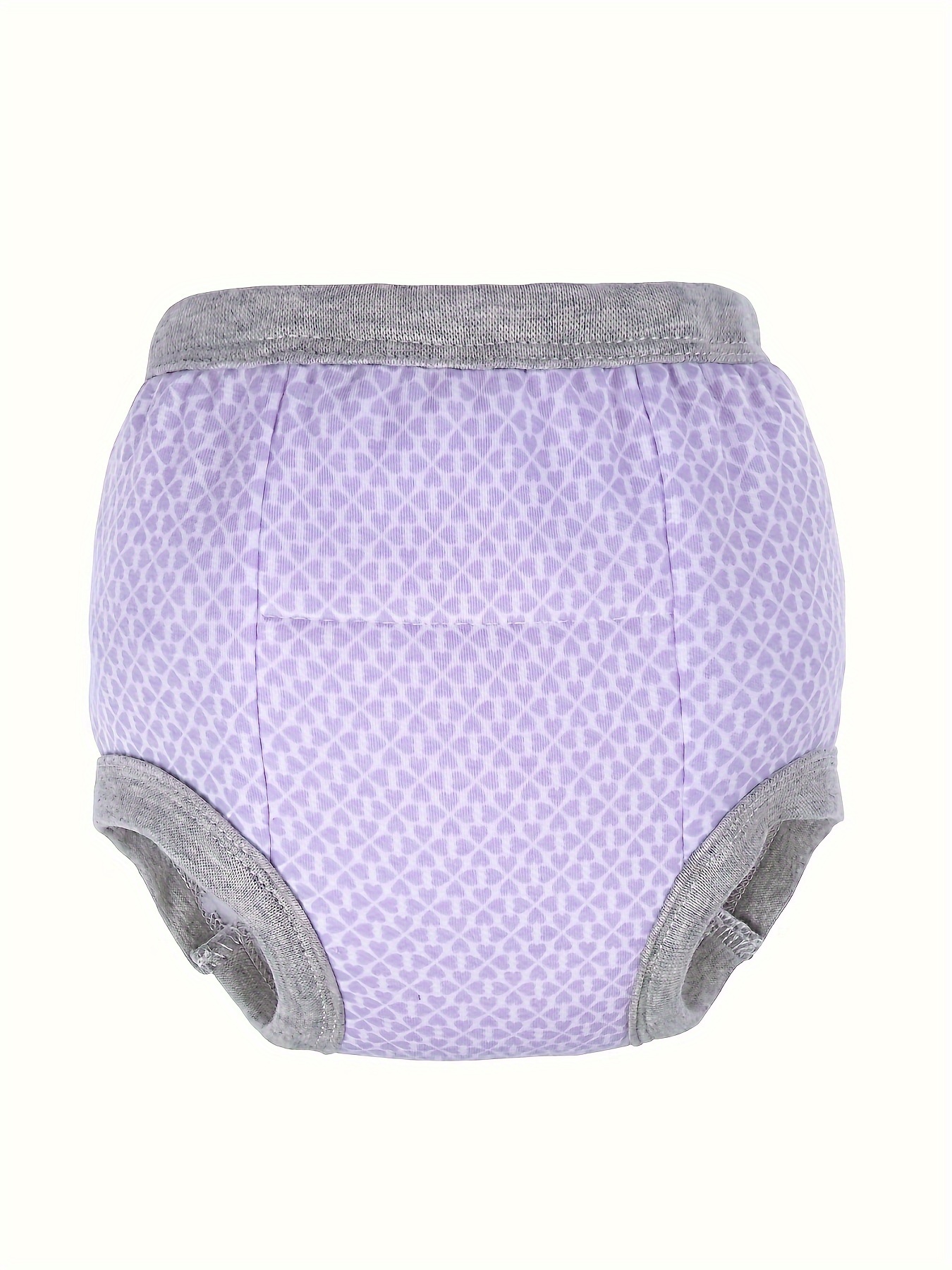 Baby Girls Cotton Diaper Pants Girls Training Pants Washable - Temu Canada