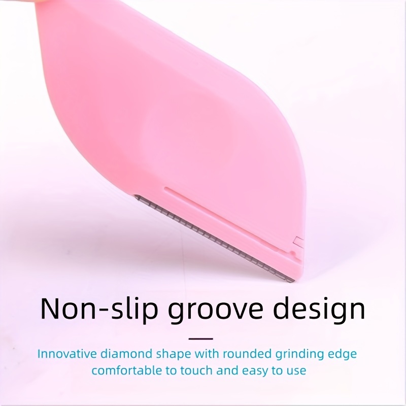 Portable Leaf Shaped Eyebrow Razor For Women Dermaplaning Tool