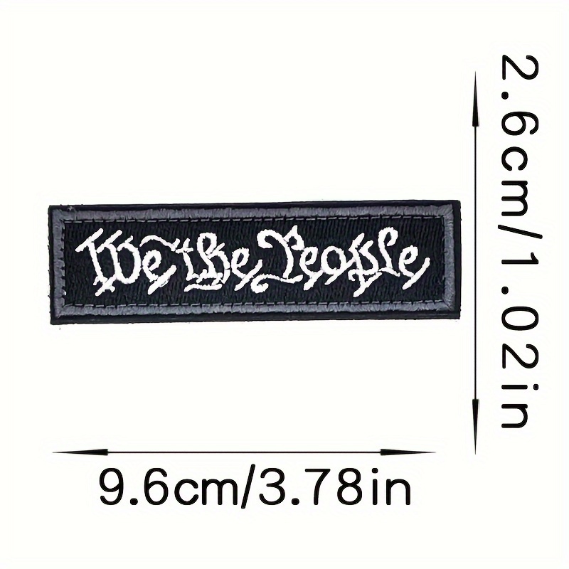 Creative Embroidery Patches Applique Morale Patches Hook - Temu