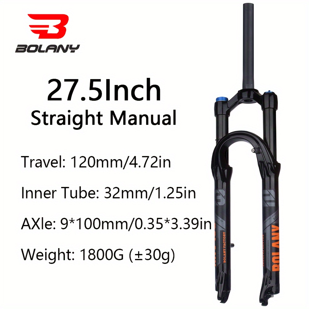 Bike Suspension Travel Air Fork Lightweight Magnesium Alloy Temu