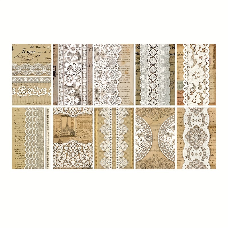 Pet Tape Lace Monogatari Series Light Retro Lace Decorative - Temu