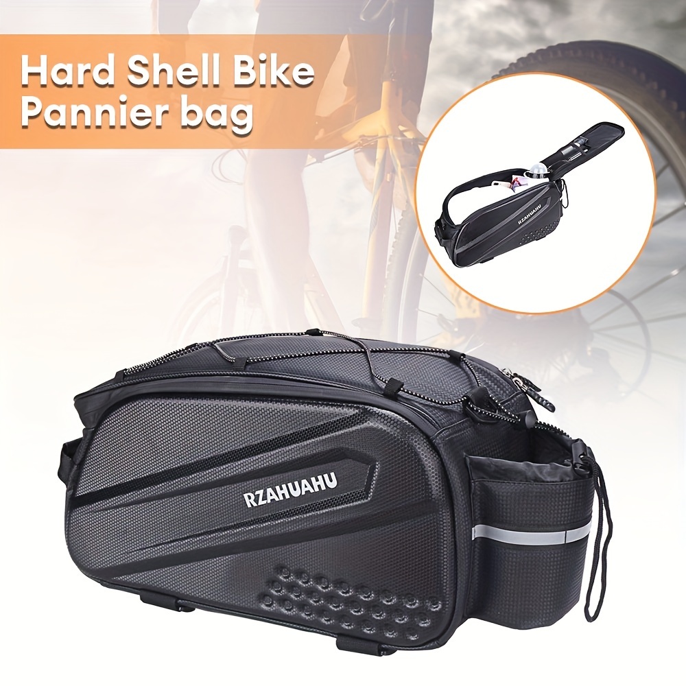 Cycling Rear Seat Bag Waterproof Hard Shell Bag Bike Rear Rack