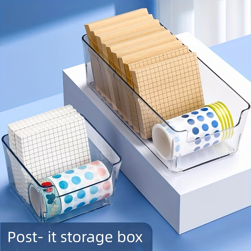 Rotating Creative Folding Storage Sticky Note Box 1 Mini - Temu