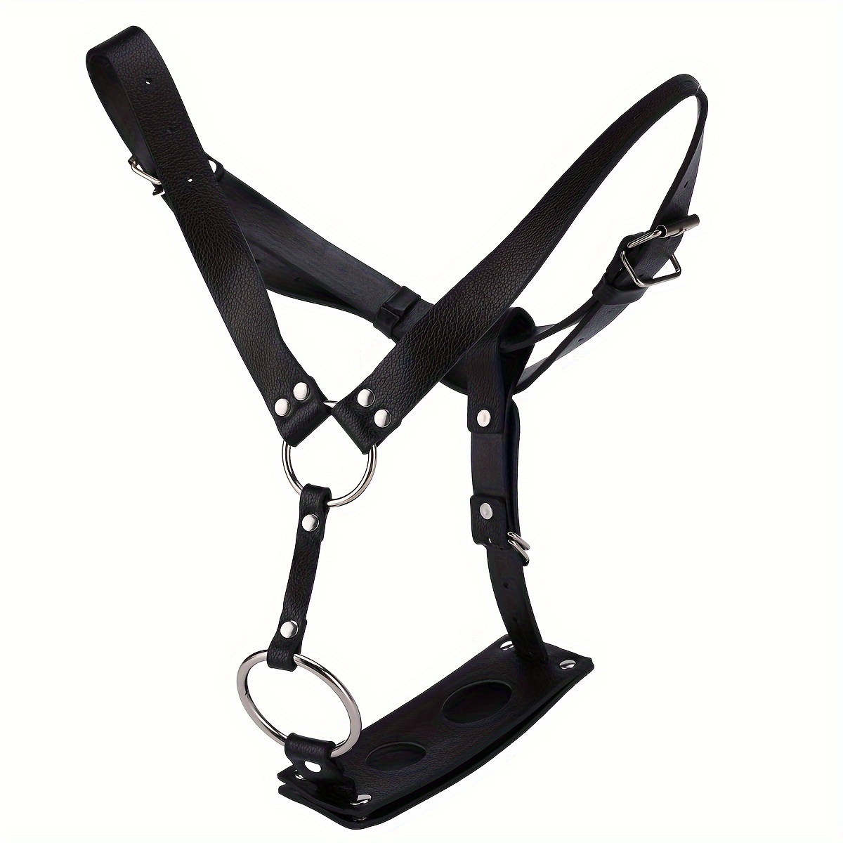 Ceinture De Harnais En PU Avec Coussin Plat En Acier Inoxydable Cage De Chasteté  Inversée Sissy Sex Toys BDSM Produits Sexuels Intimes Pour Adulte Du 26,58  €