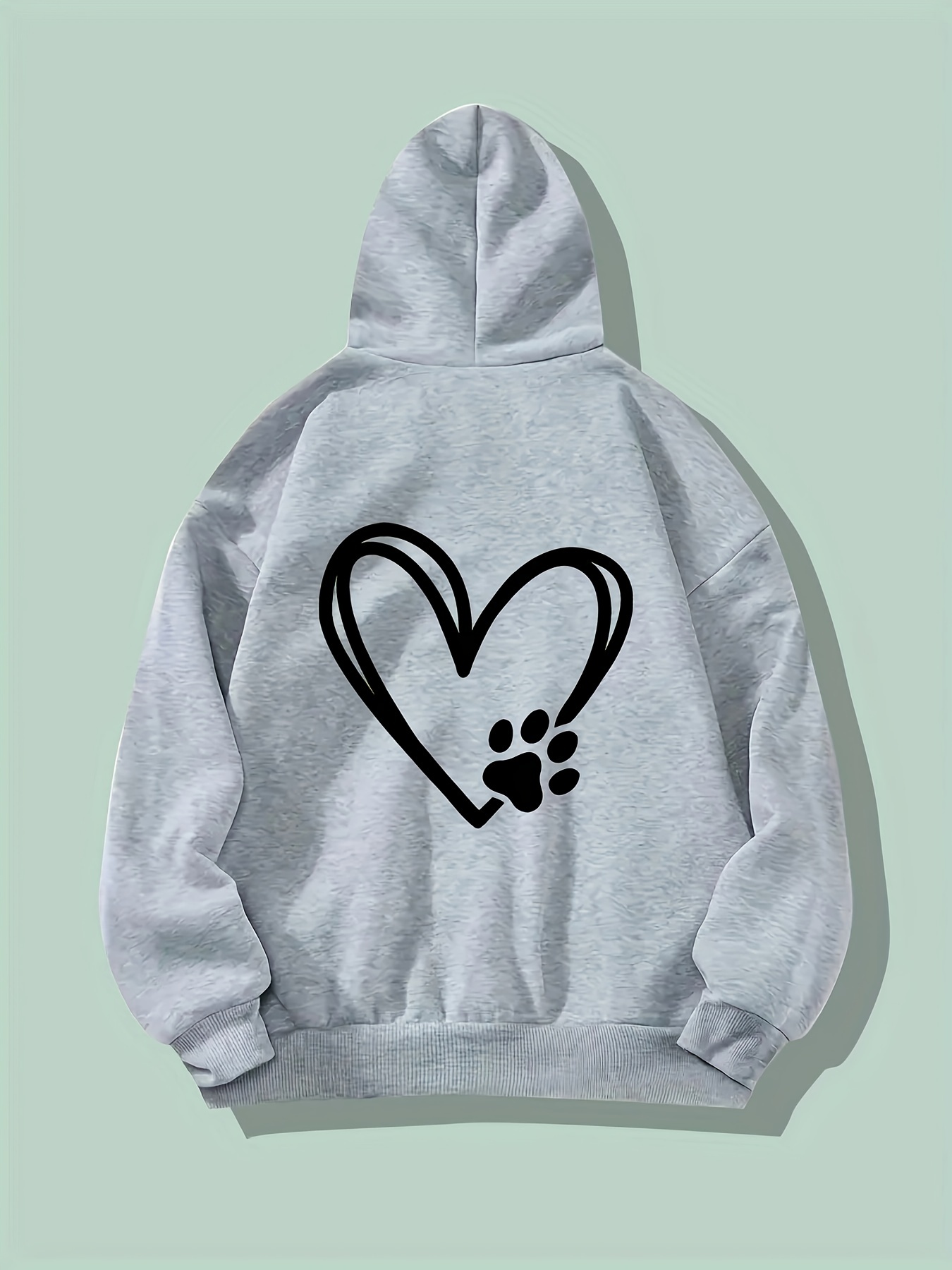 Dog paw online hoodie