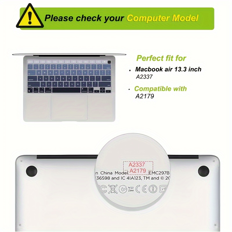 Protecteur De Clavier Pour MacBook Air 13 Pouces 2021 2020 - Temu