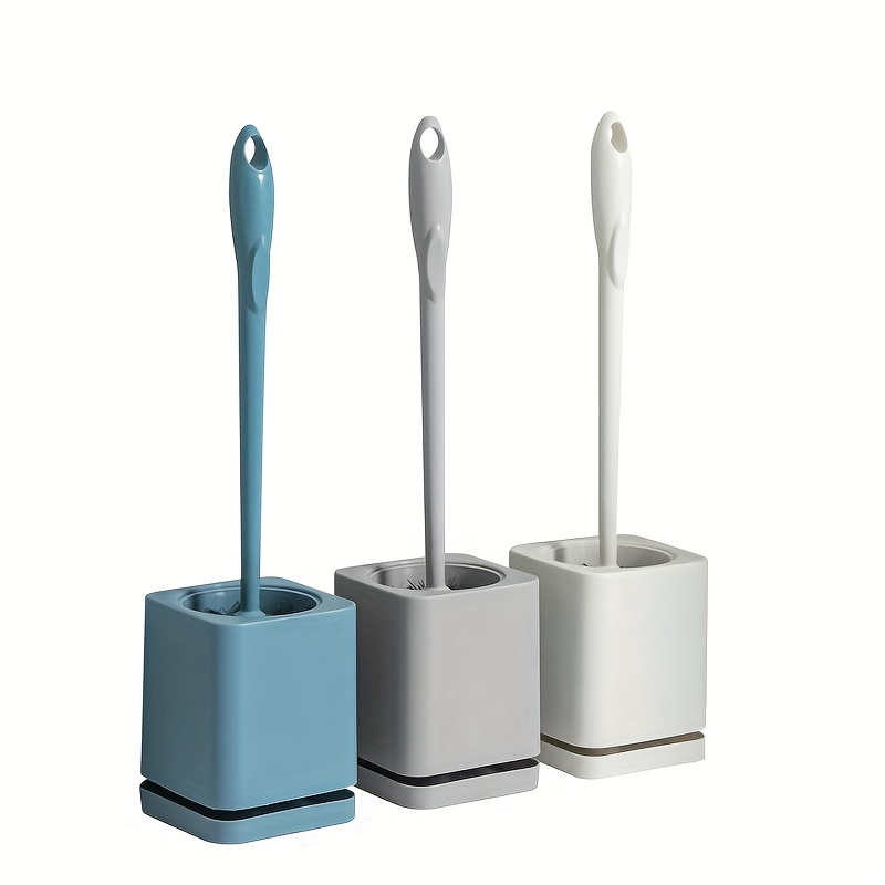 Pp Material Golden Edge Toilet Brush Set, Toilet Cleaning Brush, Household  Bathroom Cleaning Tools - Temu