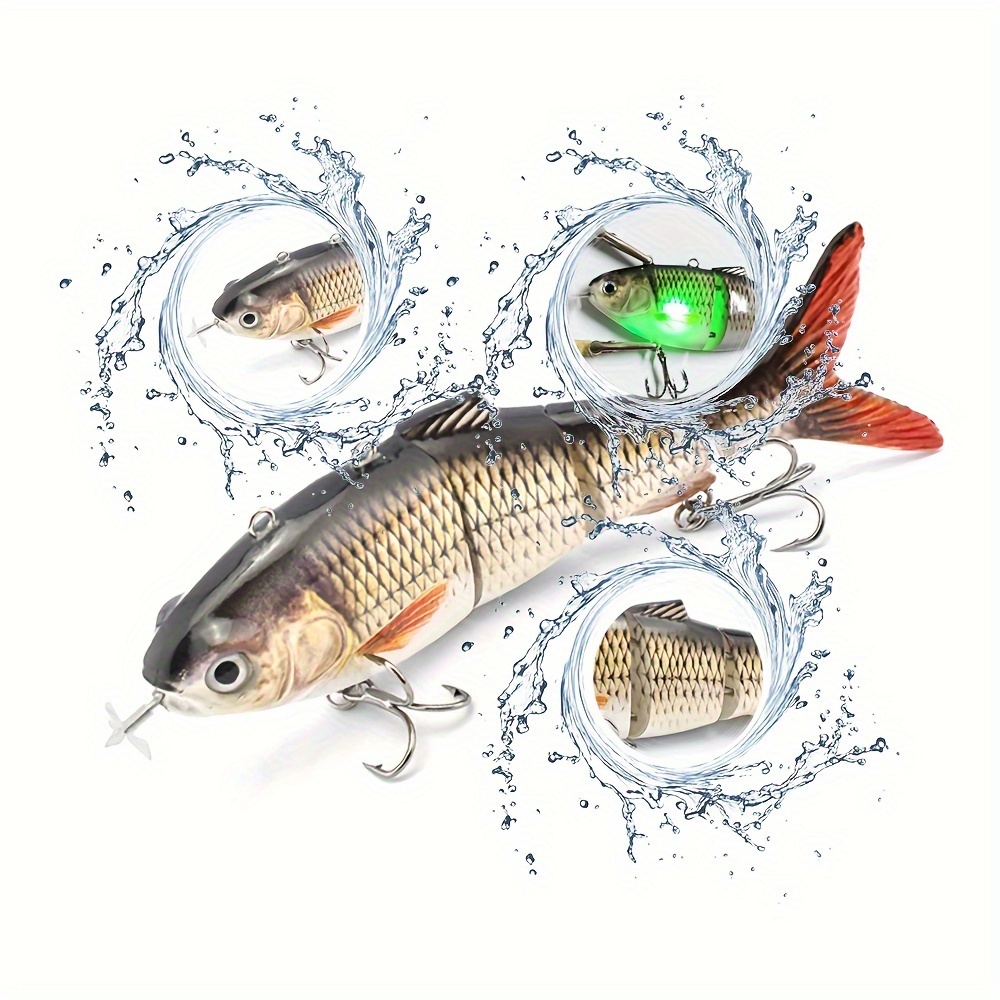 Led Fishing Lure Light Underwater Fishing Flashing Light - Temu