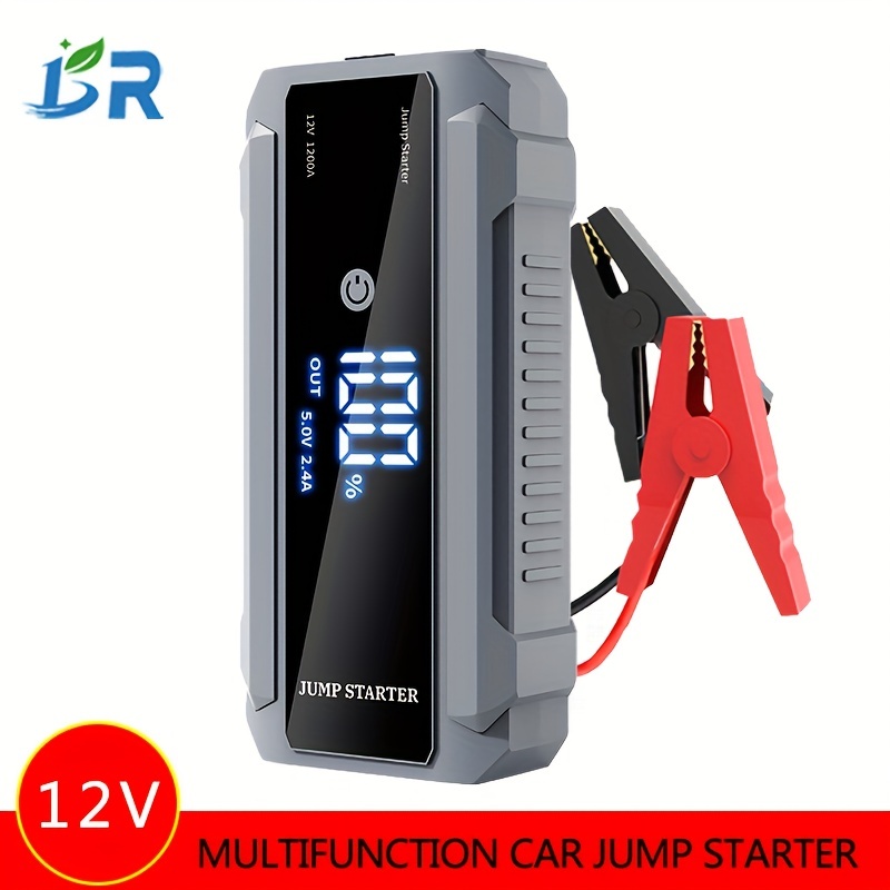 Car Jump Starter, Portable Car Battery Charger Jump Starter, 600A Peak Auto  Jump Box, 12V Power Pack Jumper Start & Phone Charger with USB Port, Cables  & LED Flashlight 5.16 : 