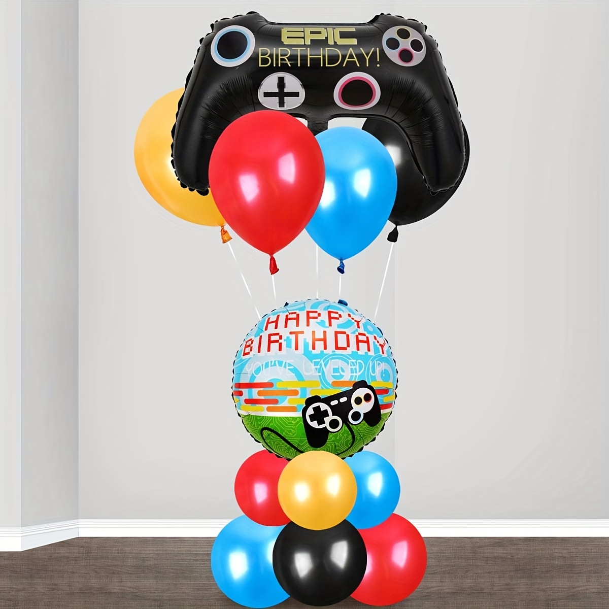 Ballon manette de jeu vidéo pour anniversaire enfant