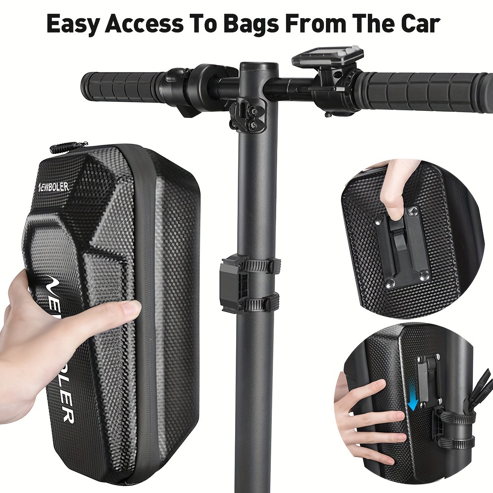 Scooter front Sturdy metal hooks front hanging helmet Riding bag grip  Storage rack accessories Scooter bag - AliExpress