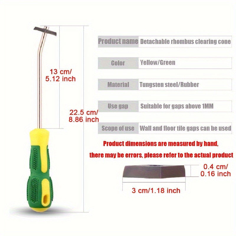 Professional Ceramic Tile Grout Remover Tool Steel Tile Gap Cleaner Drill  Bit for Floor Wall Seam Cement Construction Cleaning