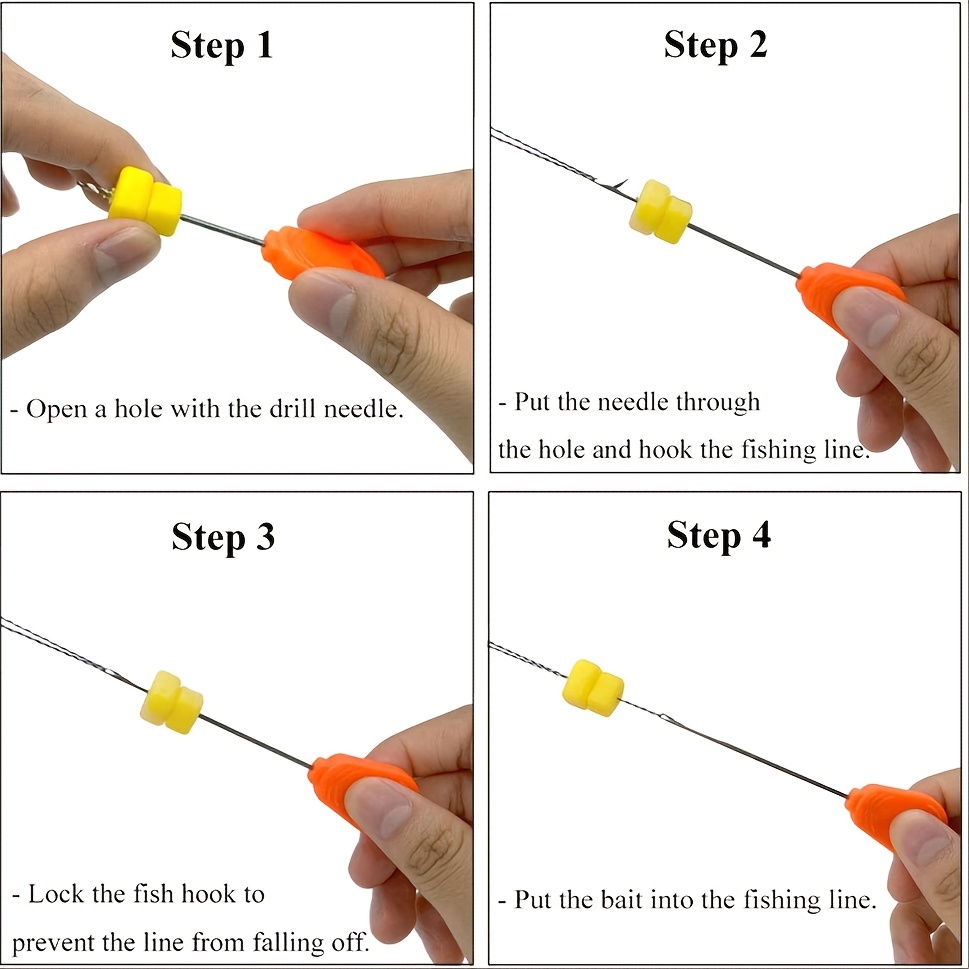Carp Fishing Bait Rig Tool Kit Fishing Bait Rigging Needle - Temu