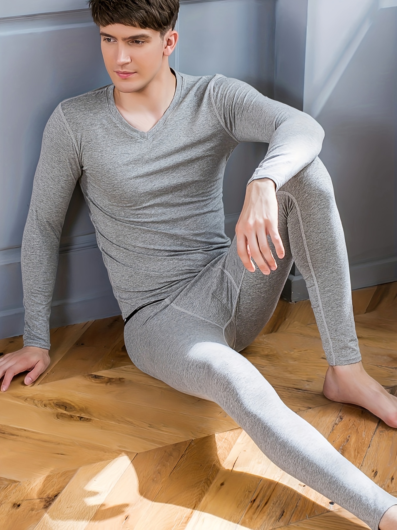 Men's Thermal Underwear Pants Compression Base Layer Thermal - Temu Canada