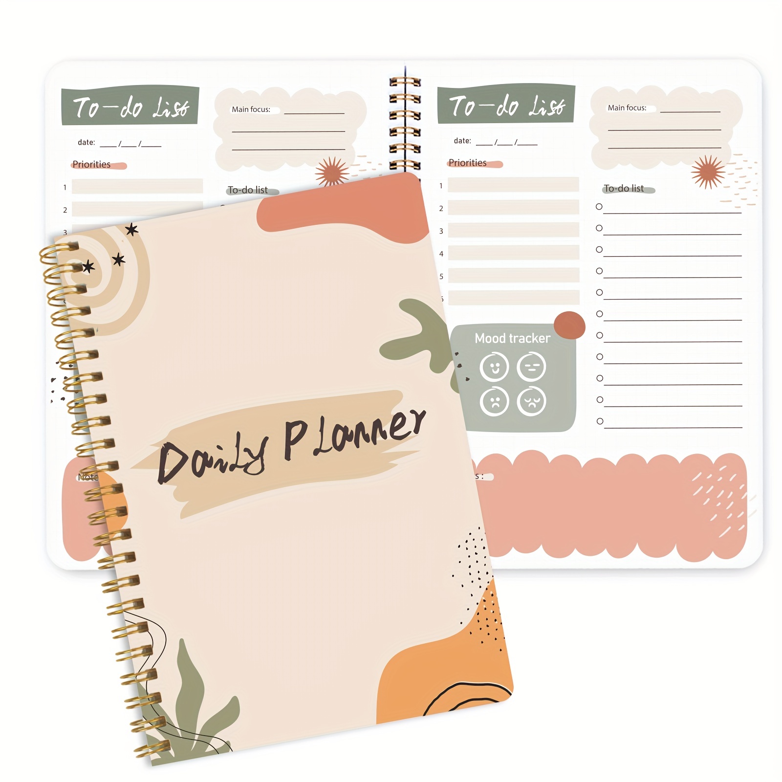 Stay Organized Track: Daily Planner Undated List Notebook - Temu