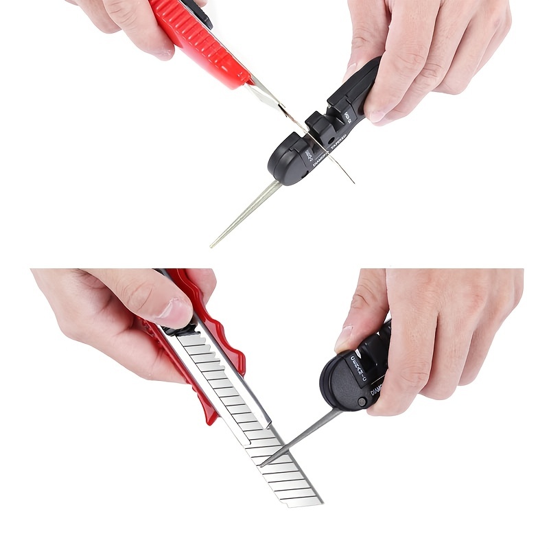 Portable Multifunctional Knife Sharpener Keychain For - Temu