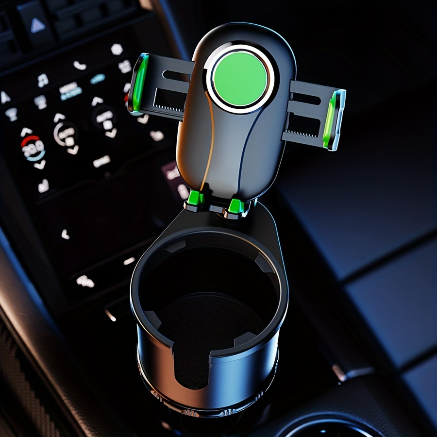 Black Phone Holder Car Multifunctional Cup Holder Water - Temu