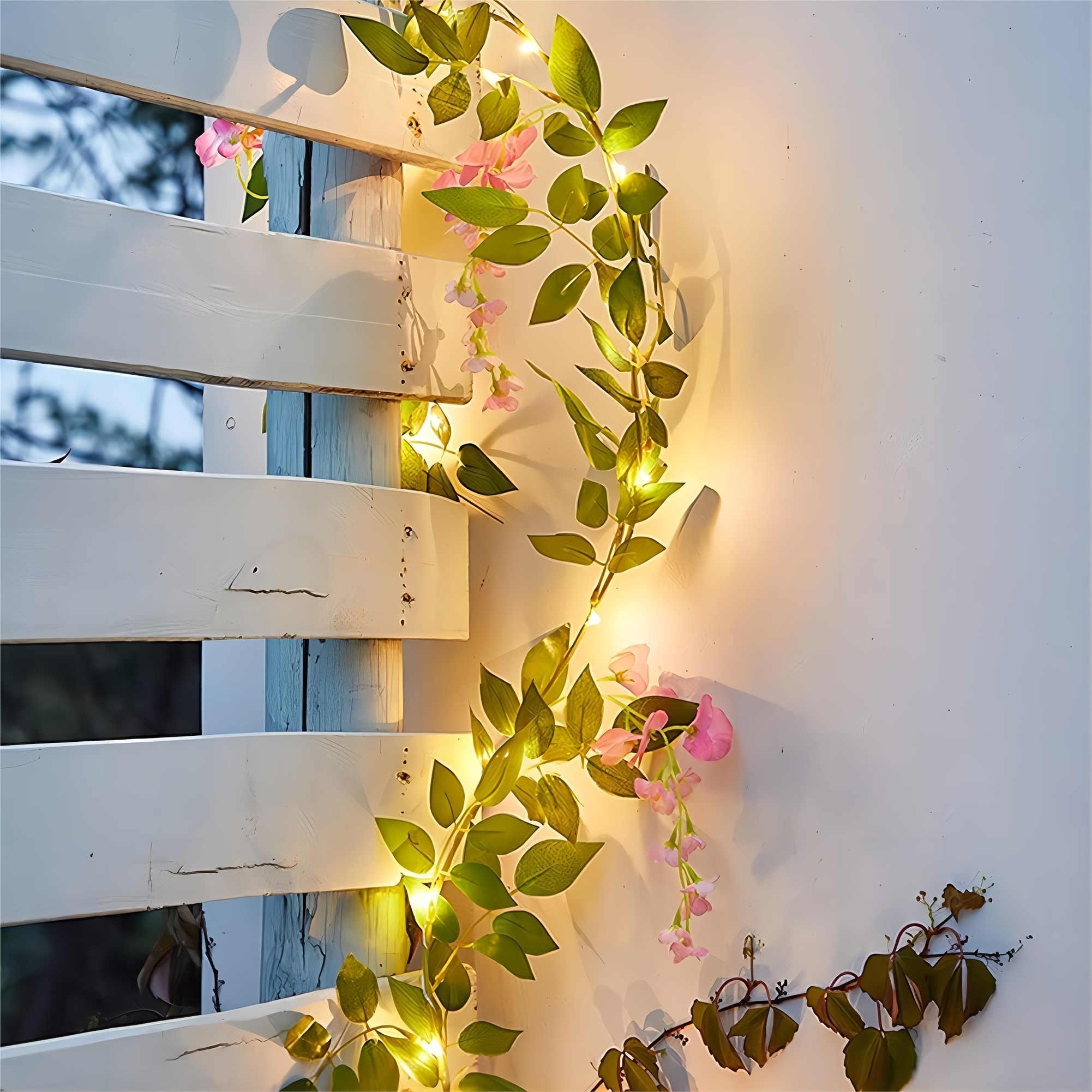 Ensemble Guirlande Lumineuse LED Wisteria Decor (2 M/78 74 - Temu