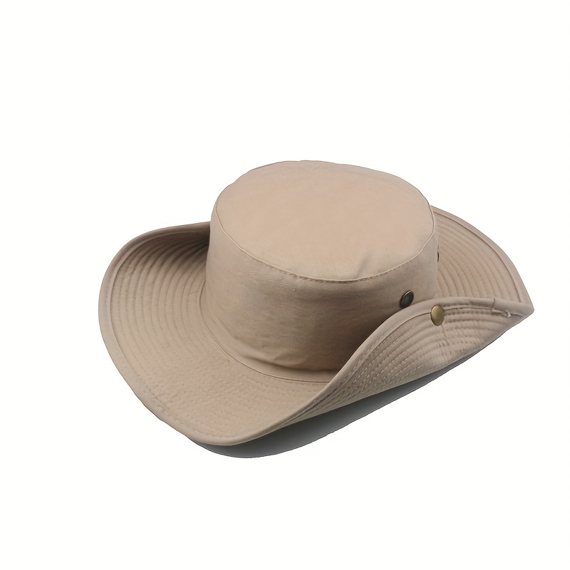Buckets hat for Men Women Waterproof Wide Brim Sun Hats Foldable Boonie  Safari Fishing Hiking Beach Hats One Size Khaki