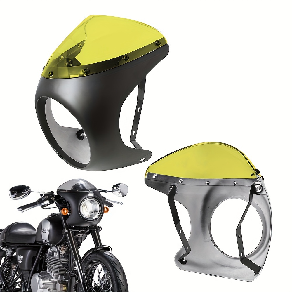 5-7 Pollici Universale Moto Cupolino Parabrezza Parabrezza Per Retro Cafe  Racer Old School Bobber Touring Dirt Bike Custom, Acquista Ora Per Offerte  A Tempo Limitato