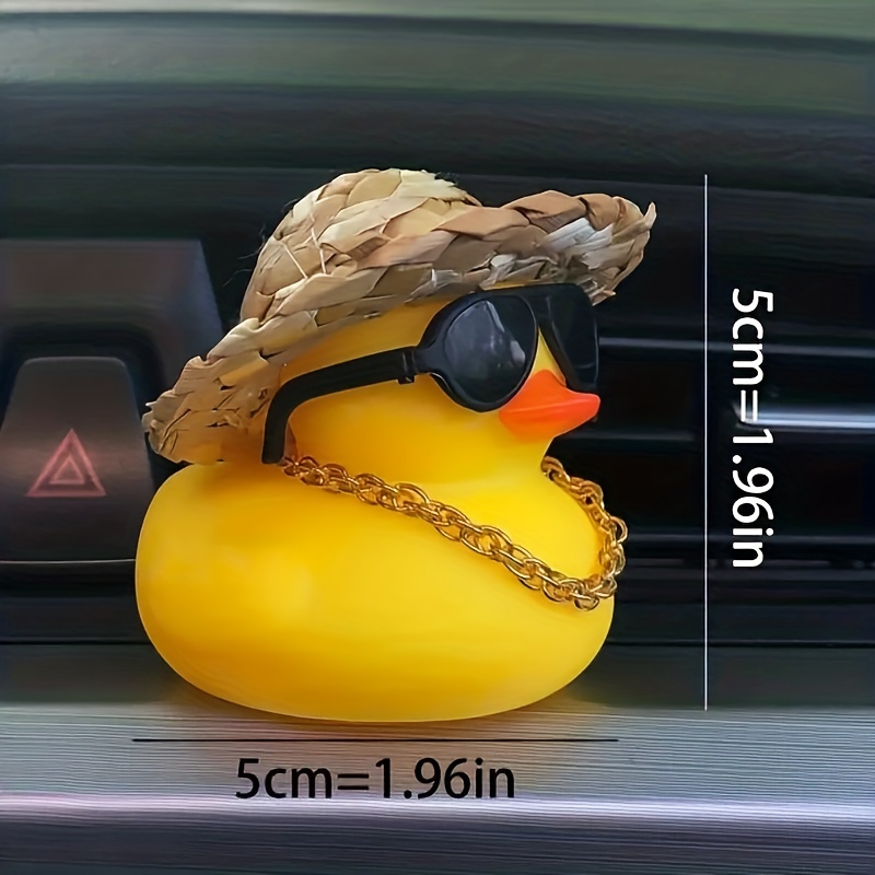 1 Stück Gelbe Ente Aus Gummi, Auto-Armaturenbrett-Dekoration