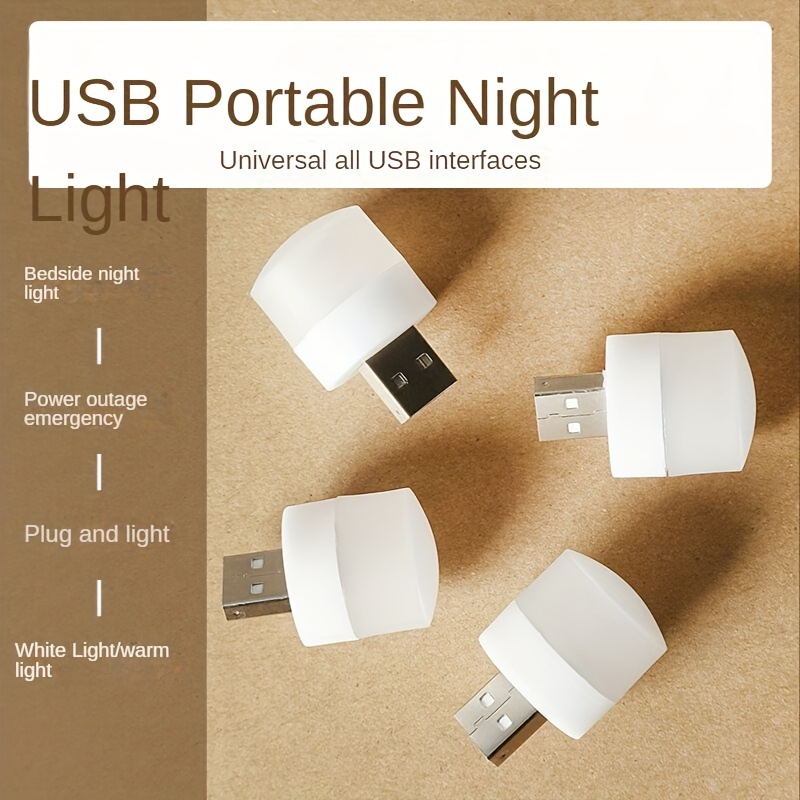 Mini Portable USB LED Night Light 