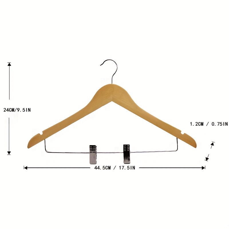 Wooden clip coat hangers new arrivals