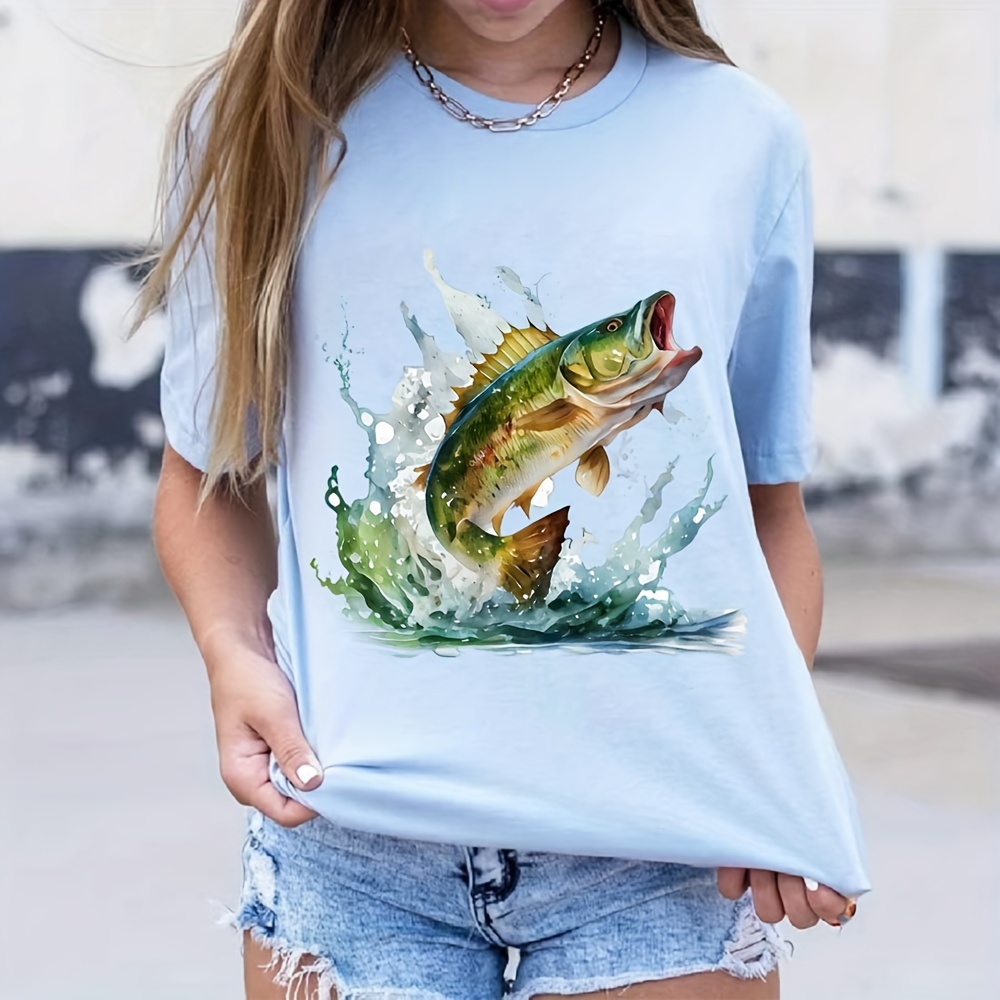 Red Fish Graphics Diy Iron Patches Applique Clothes T shirts - Temu