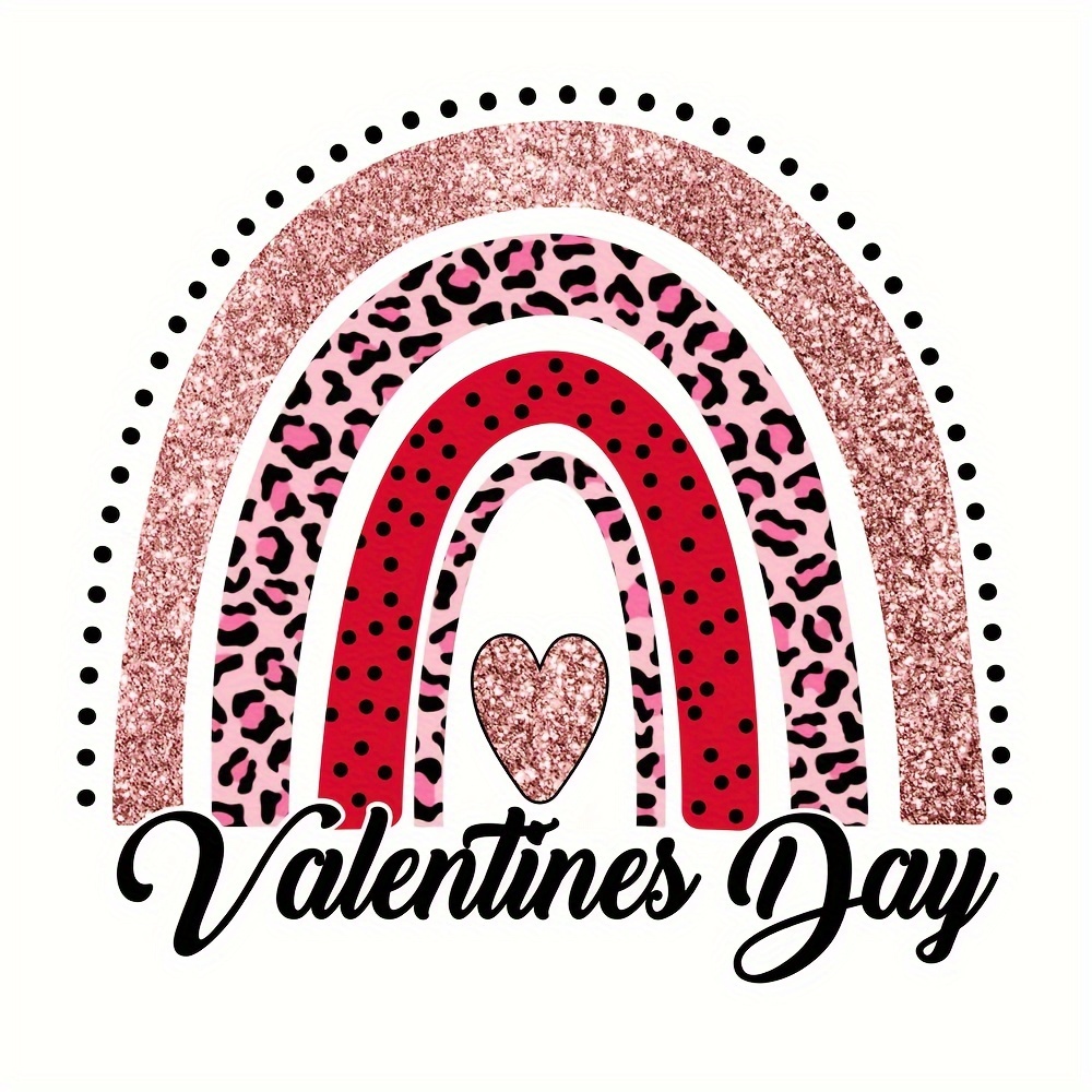 Valentine's Day Iron On Stickers Iron On Decals Patches Heat - Temu