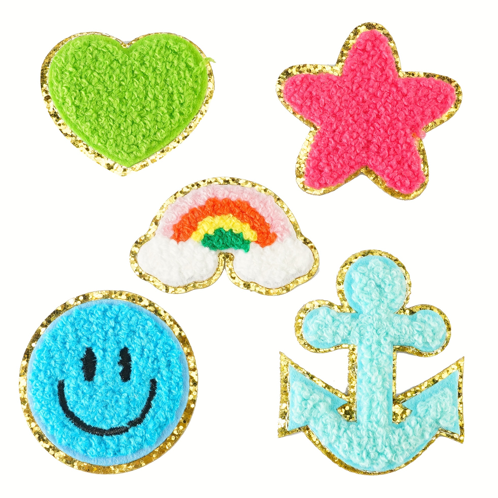 Embroidery Patch Stickers Clothes Patch Self-Adhesive Stickers