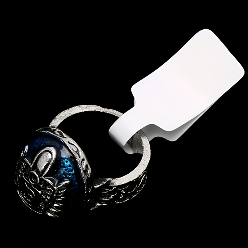 50-100pcs Blank Tag Necklace Ring Jewelry Coated Paper Sticker Tag