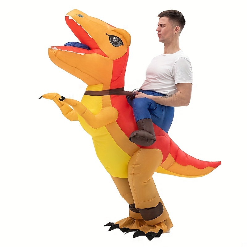 Costume Dinosaure Adulte Cavalier - Le T rex francais