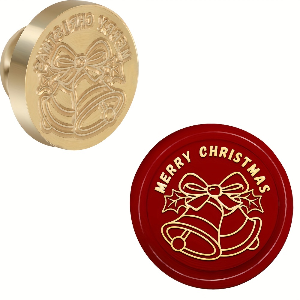Christmas Official North Pole Seal Wax Seal Stamp Kit with Red/Gold Sealing  Wax - 1 Die