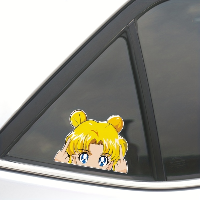 Lustige Nette Anime Dame Cartoon Girly Orange Auto Auto Sonnenschutz -  AliExpress