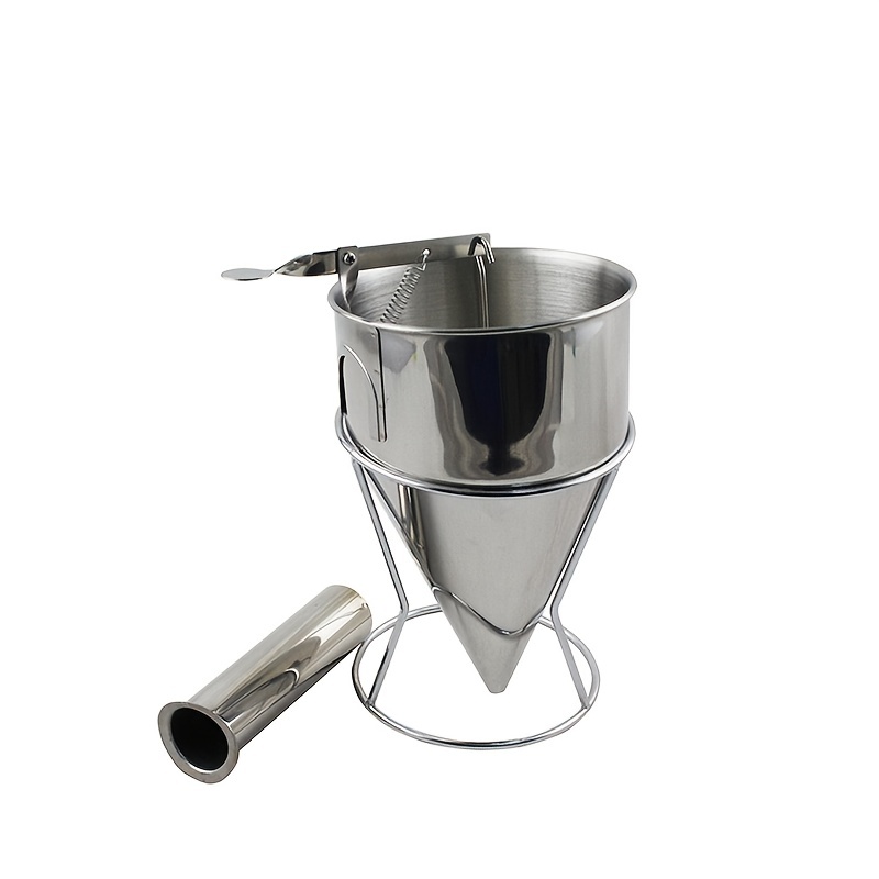 Hastings Home Stainless Steel Batter Dispenser in the Kitchen