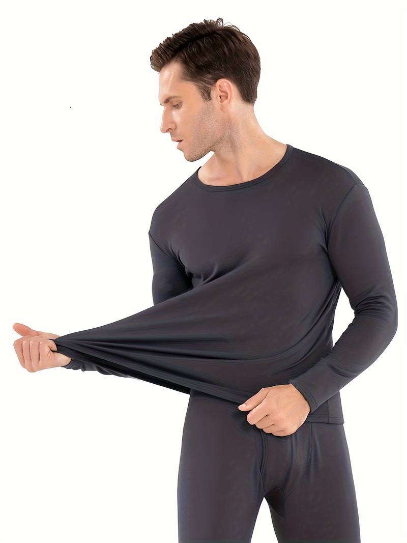 Legging Thermique Homme Doublé Polaire - Caleçon Long D'hiver, Respirant, Pour Ski, Randonnée, Ou Nuit Froide