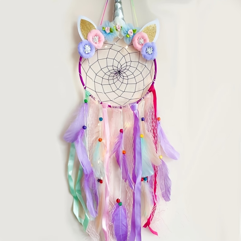 Unicorn Craft Kit for Kids. Unicorn Dream Catcher DIY. Unicorn Gift for  Girl on Birthday, Christmas. Craft Kit for Girls. Dreamcatcher DIY. 