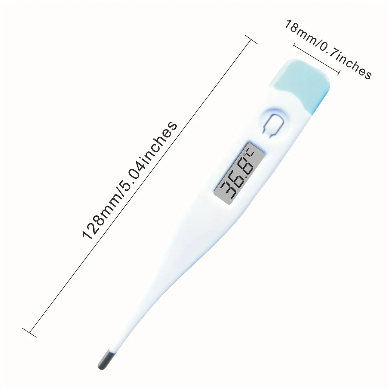 Digital Thermometer Good Clinical Oral Underarm Rectal, Test Baby Adult Fever Temperature, Basal Digital Rigid Tip Smart Termometer - Spain