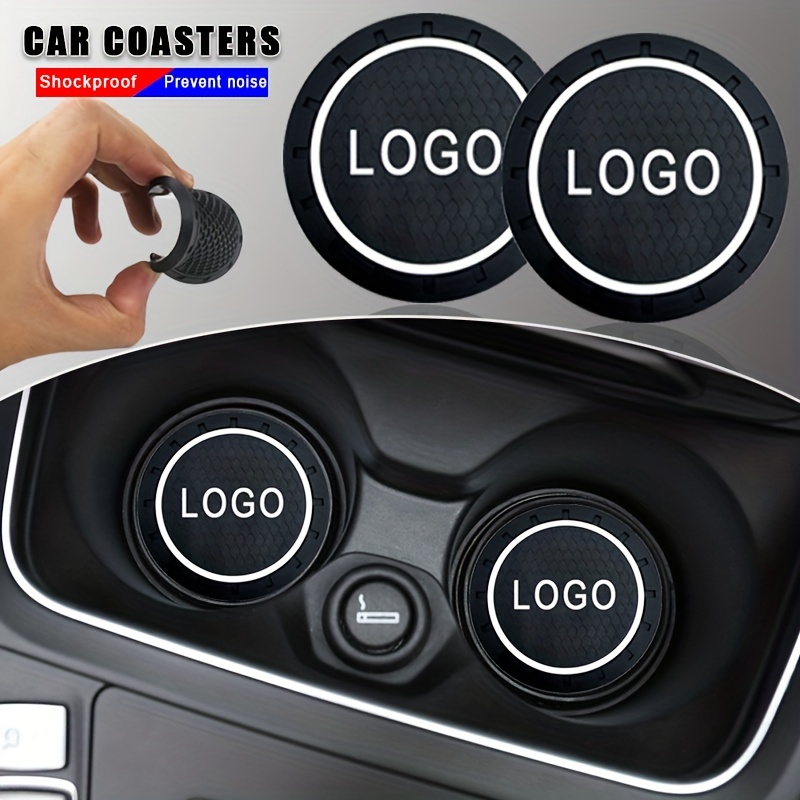 2-Pack Universal Car Auto Cup Holder Anti-Slip Insert Coaster Black  Accessories