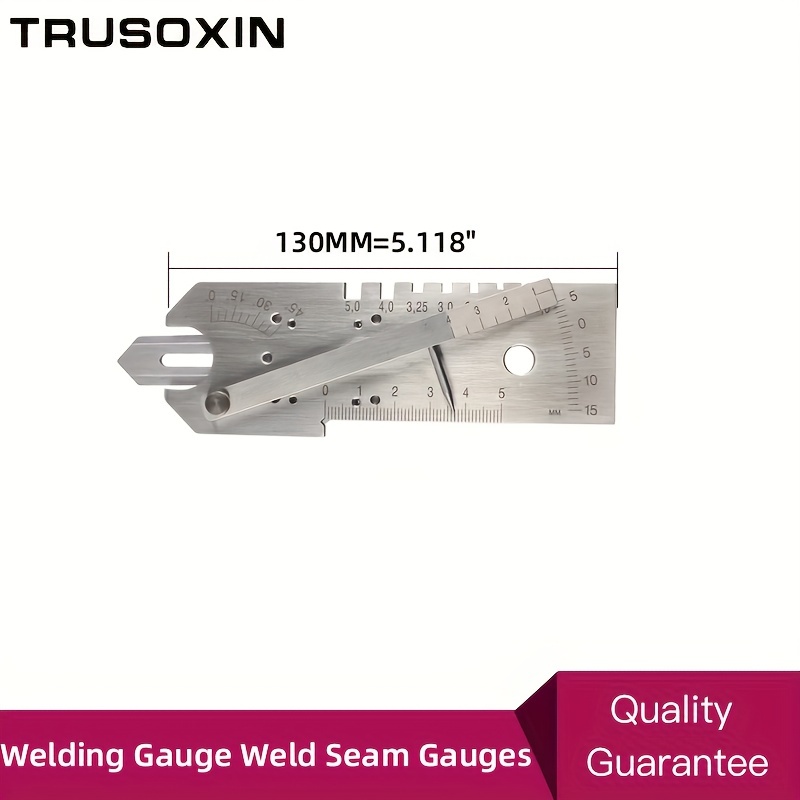 1pc Weld Gage Welding Inspection Thread Gauge Multi Functional