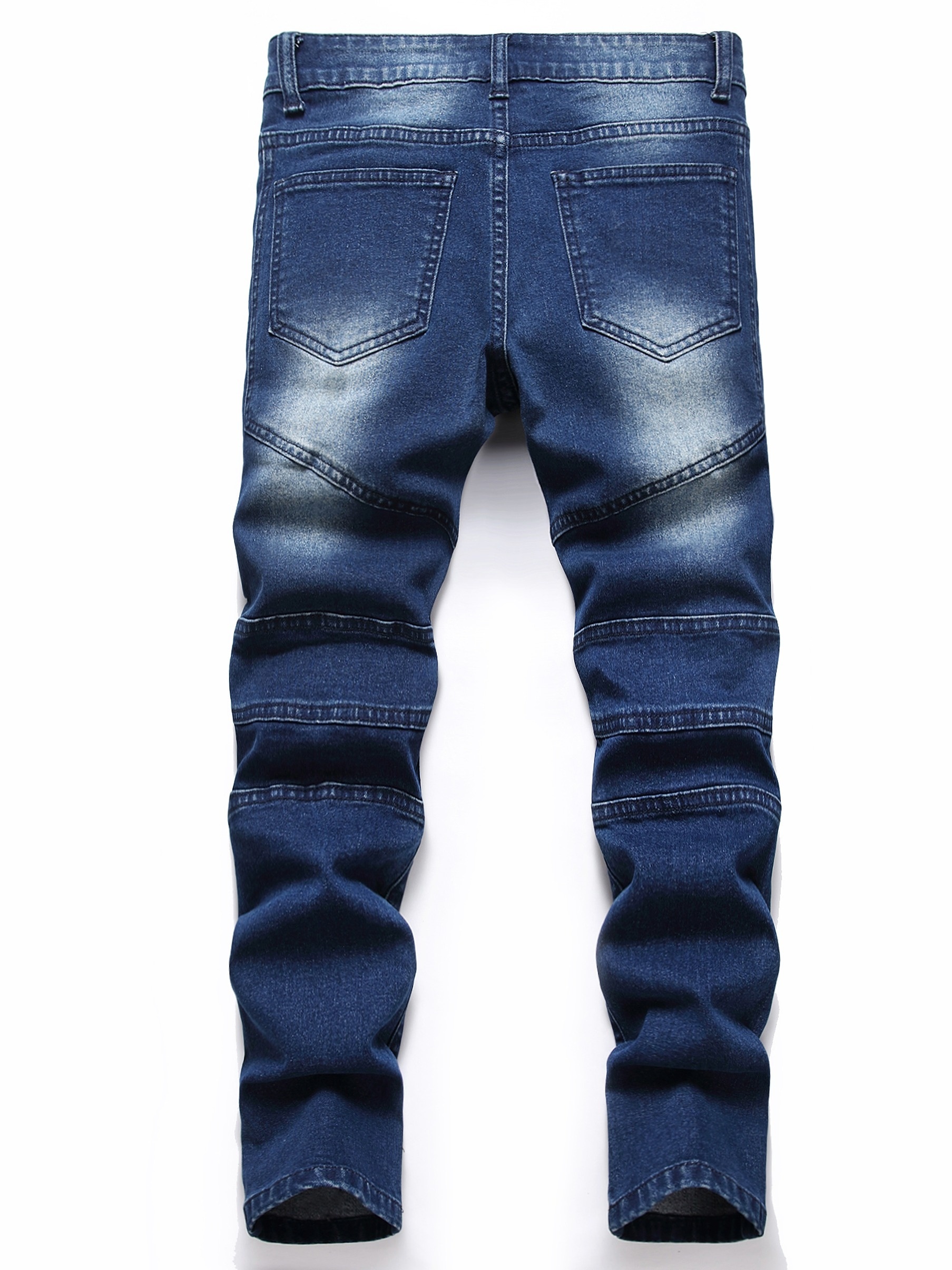 Pleated mens sales jeans denim