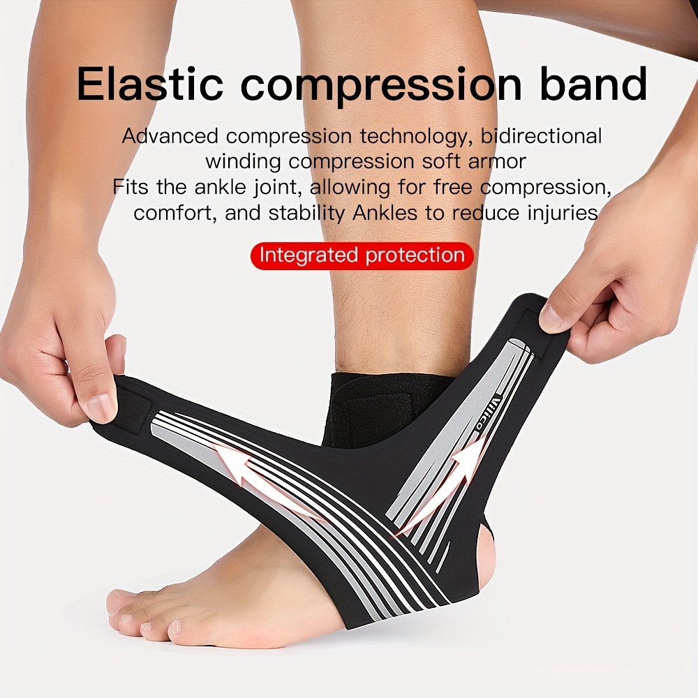 Use of external ankle support to provide stability and