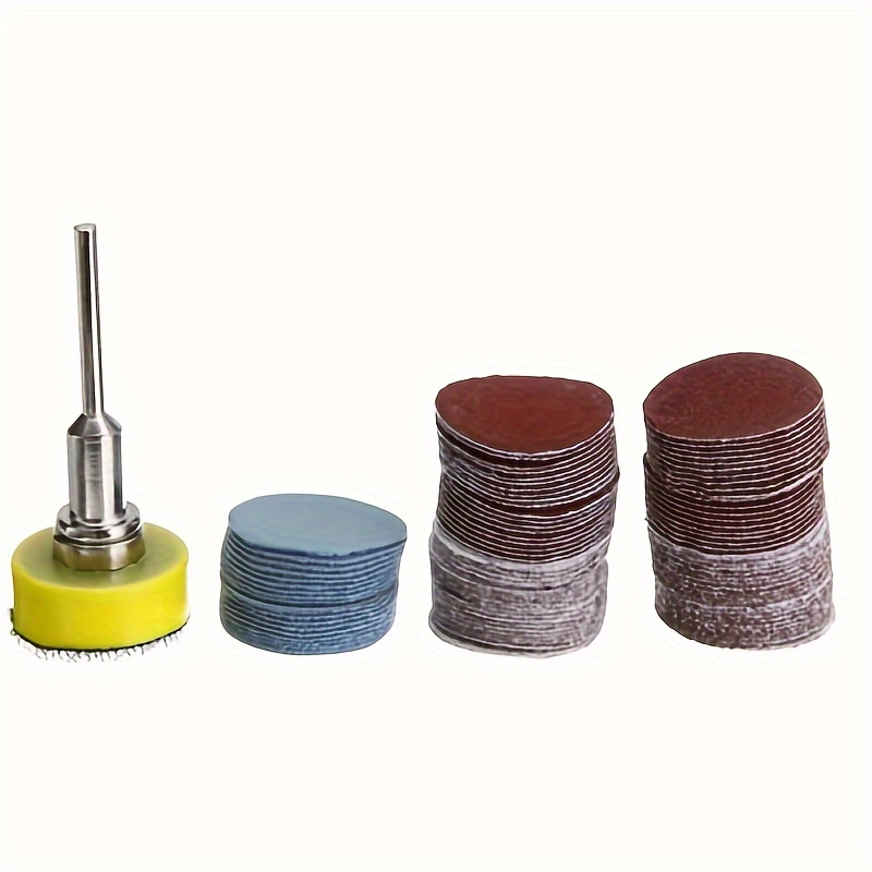 

100pcs 1 Inch 25mm Sanding Discs Pad 100-3000 Grit Abrasive Polishing Pad Kit For Rotary Tool Sandpapers Accessories