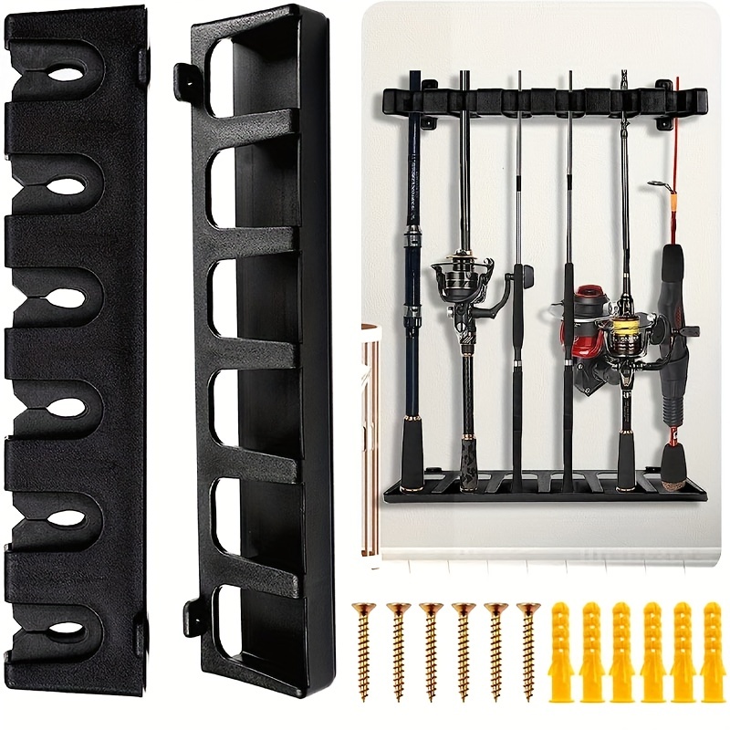 Wall Mount Rod Rack, Fishing Pole Holder, Large Tackle Organizer, Fathers  Day Gift for Fisherman, Birthday Present for Dad, Grandpa, Uncle -   Singapore