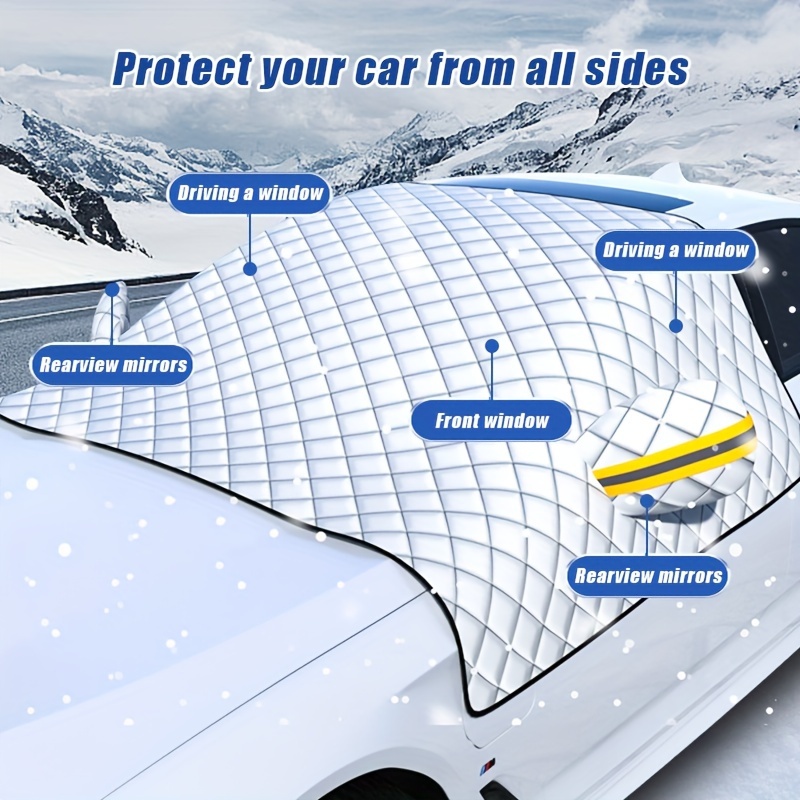 Car Snow Shield Winter Front Windshield 5 Magnet Adsorption - Temu Kuwait