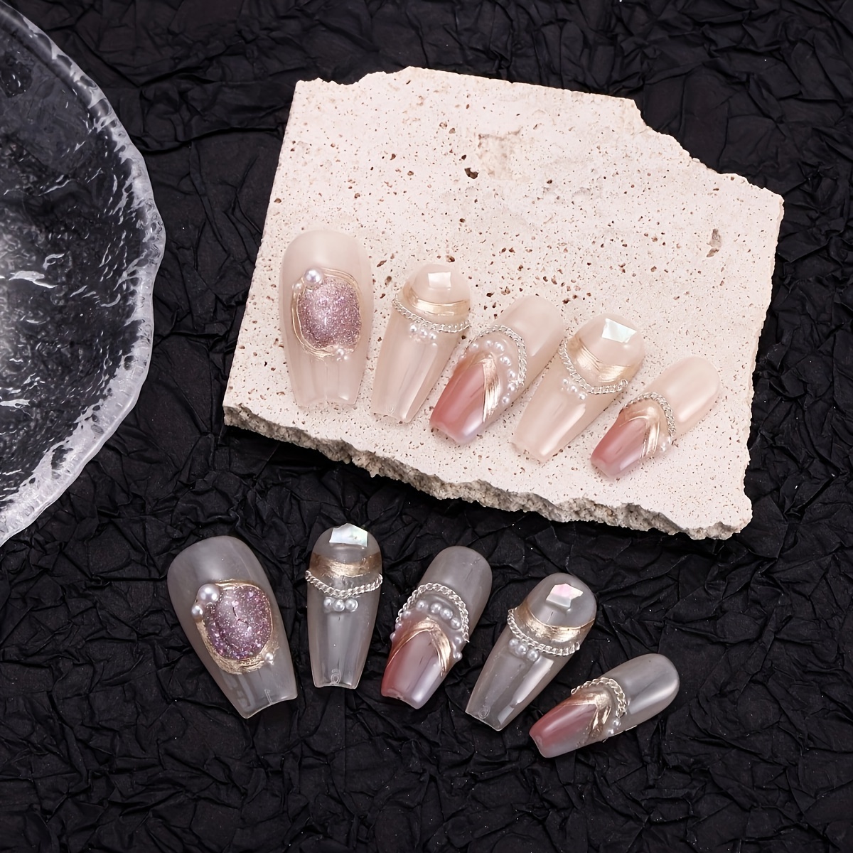 Rhinestones Pearls For Nail Art Glass Crystals nail Gems - Temu United Arab  Emirates