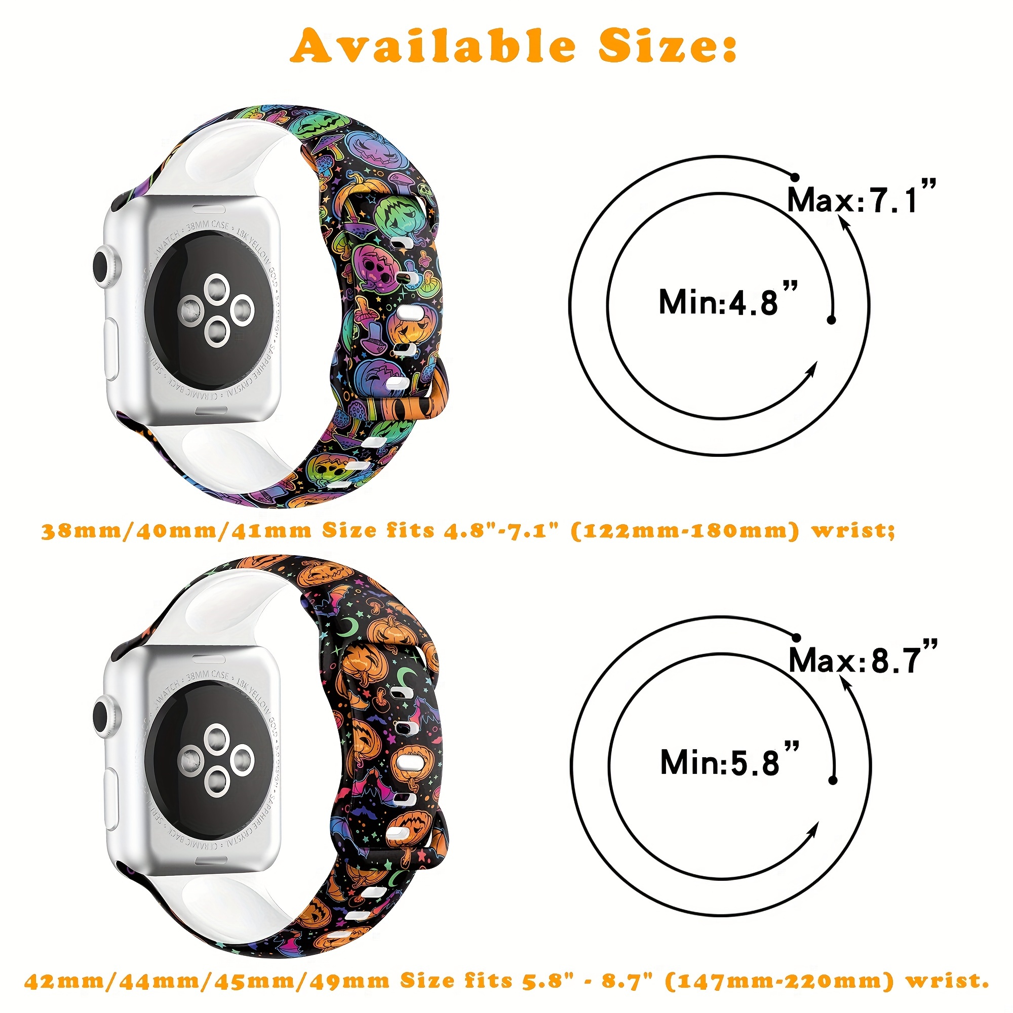 Halloween Watch Band-2 Gift For Easter Day, Christmas Halloween Deco/ Gift  For Girlfriend, Boyfriend, Friend Or Yourself - Temu South Korea