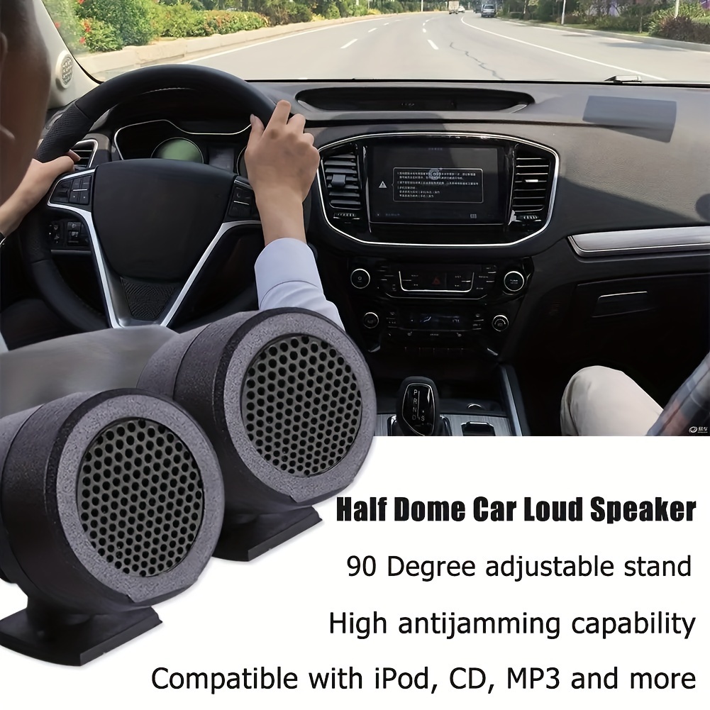 Car Tweeters, 2pcs Universal 20W Car Speaker Dome Tweeter Sound Vehicle  Auto Music Stereo Modified Loud Speakers
