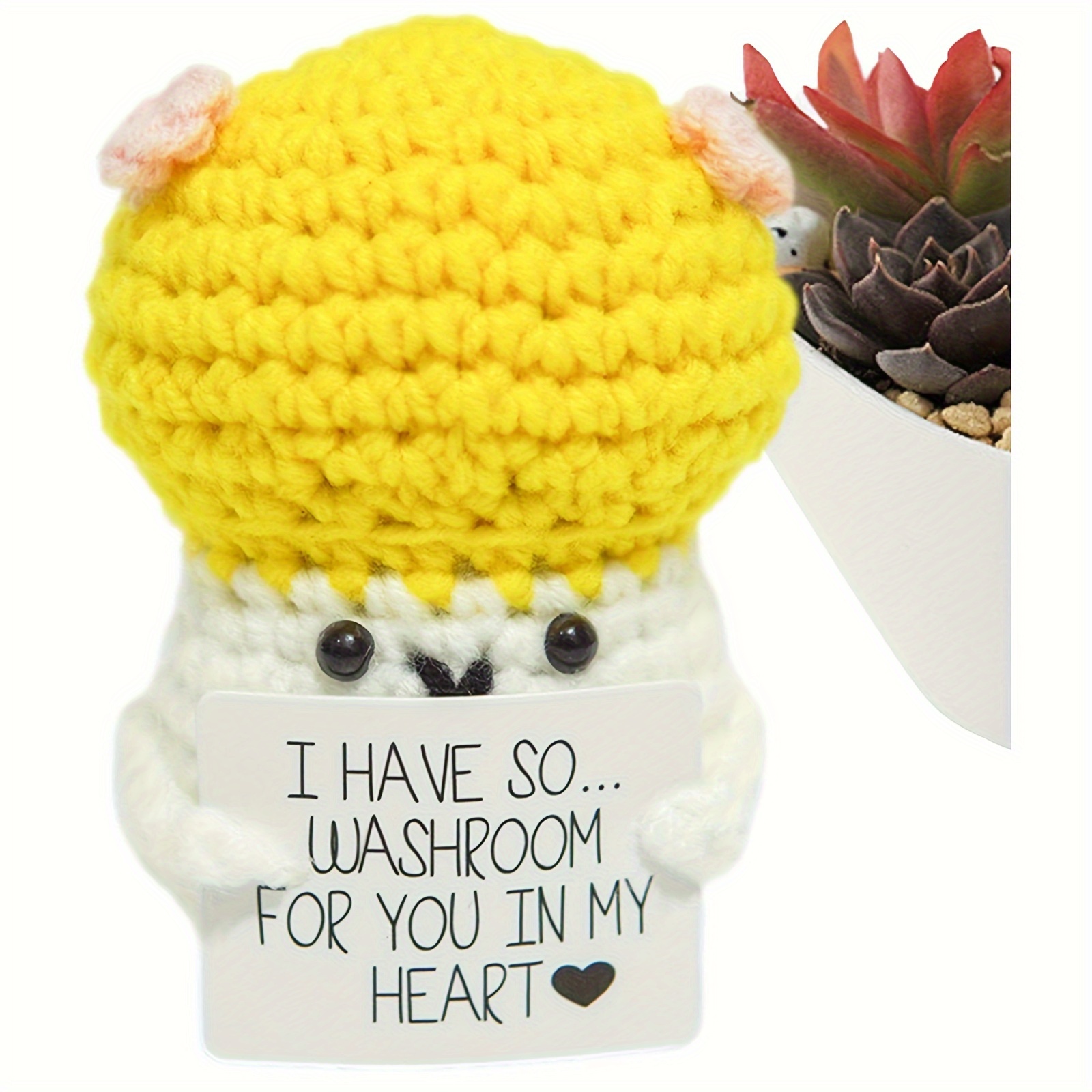 Pickle and Peanut Positive Support Friendship Crochet Set