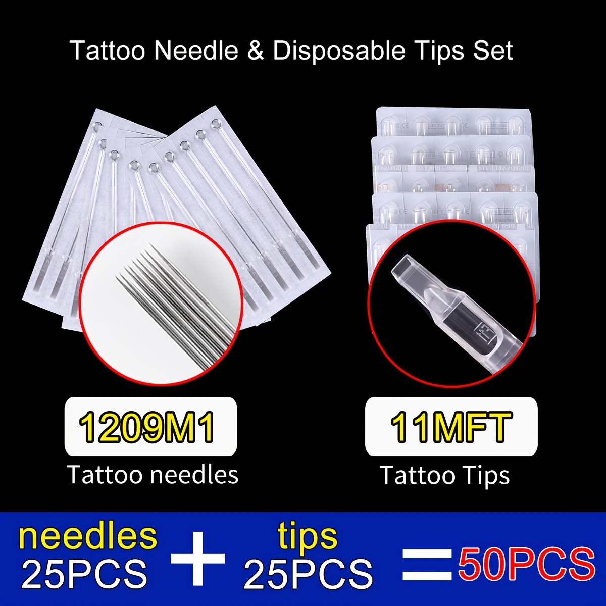 Tattoo Needles Assorted Disposable Pre sterilized - Temu